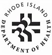 RI department of health logo